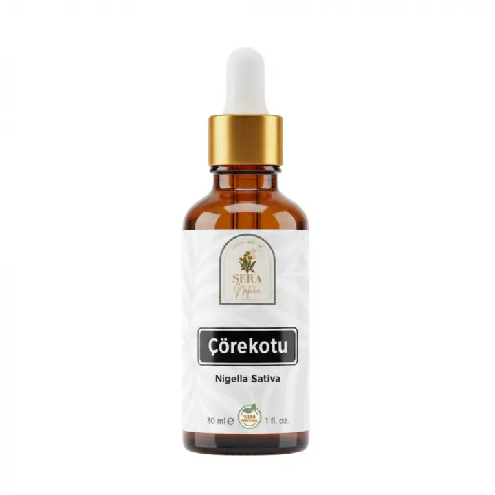 Çörekotu Yağı 30 ml. %100 Saf -Bağışıklık Destekleyici ve Saç Dökülmesini Önleyici