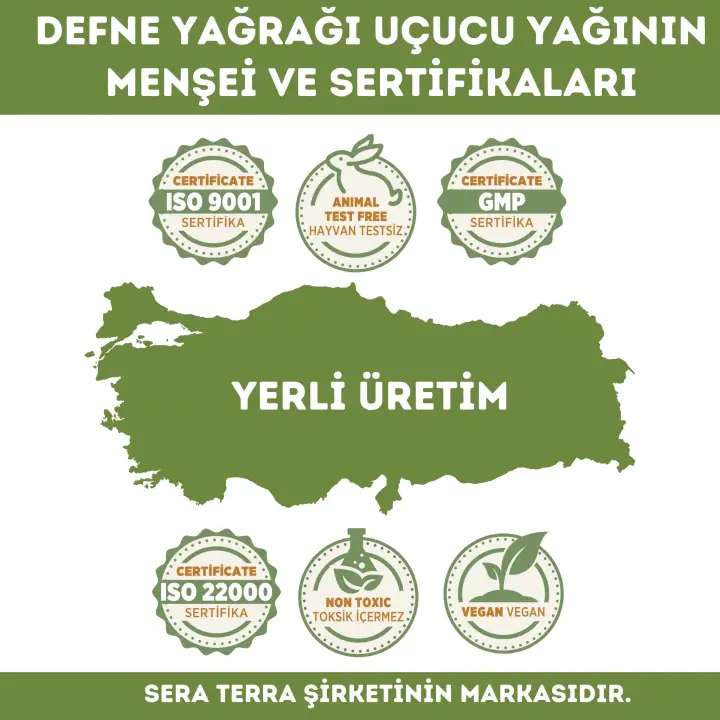 Defne Yaprağı Uçucu Yağı 5 ml %100 Saf