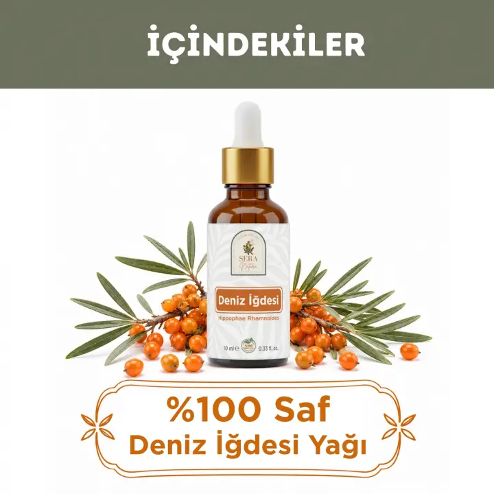 Deniz İğdesi Yağı 10 ml %100 Saf ve Doğal