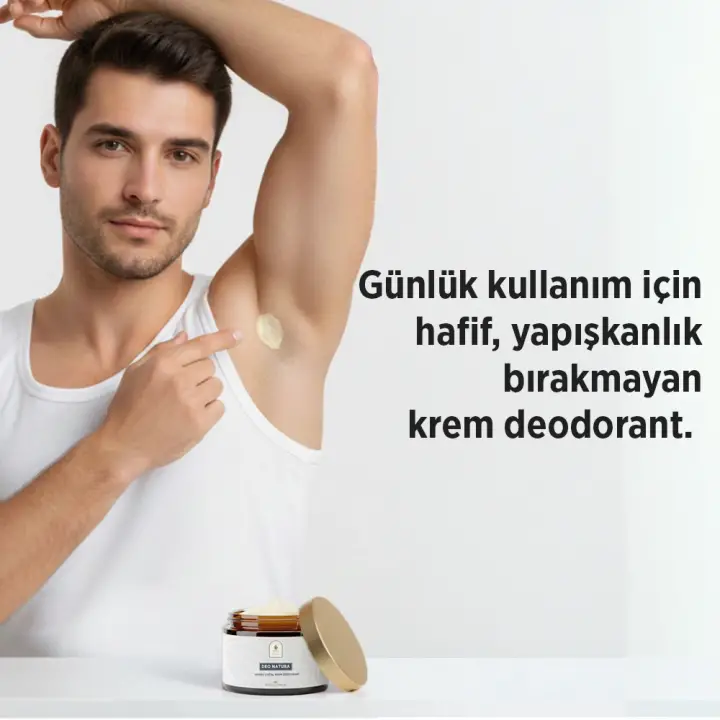 DeoNatura Unisex Doğal Krem Deodorant 50 ml