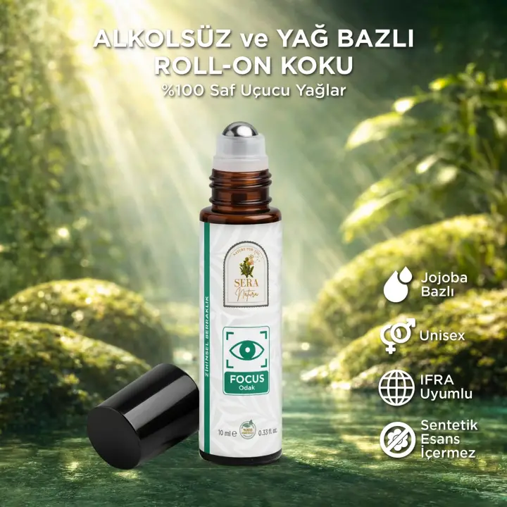 Focus Odak Yağ Bazlı Roll-On Koku 10 ml