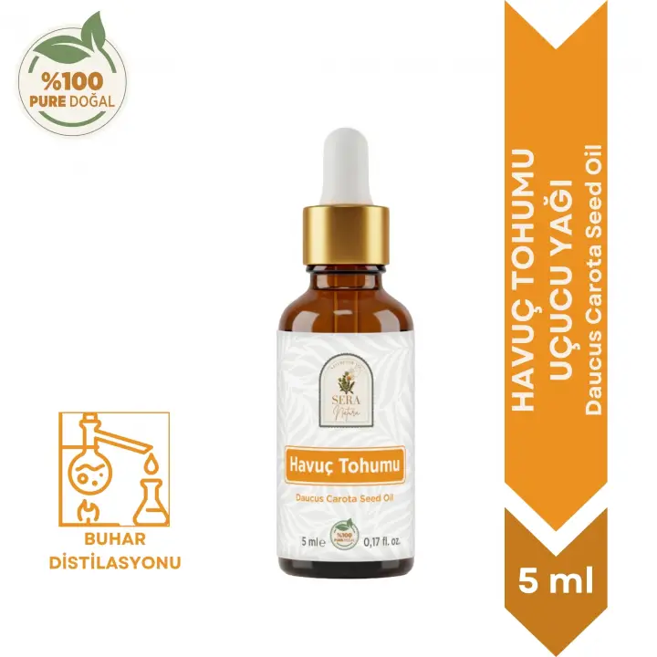 Havuç Tohumu Uçucu Yağı 5 ml %100 Saf