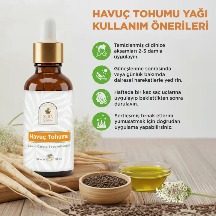 Havuç Tohumu Yağı 30 ml %100 Saf