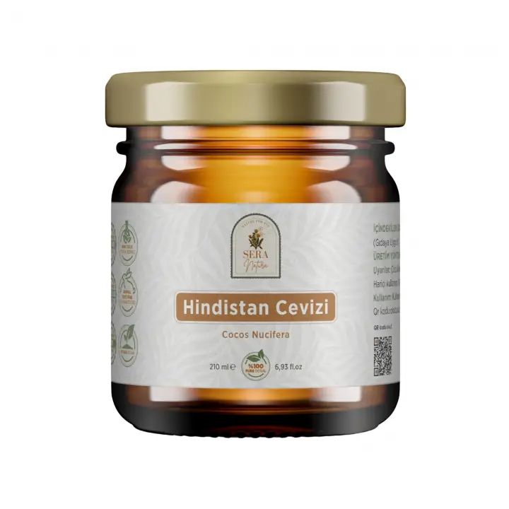 Hindistan Cevizi Yağı 210 ml. %100 Saf