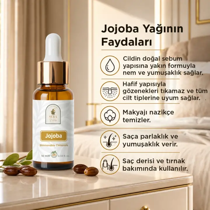 Jojoba Yağı 10 ml. %100 Saf