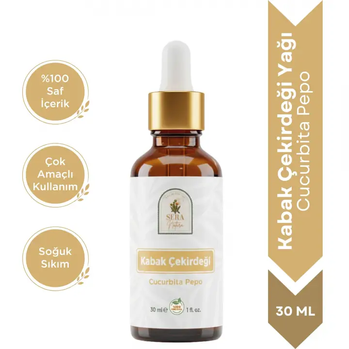 Kabak Çekirdeği Yağı 30 ml. %100 Saf