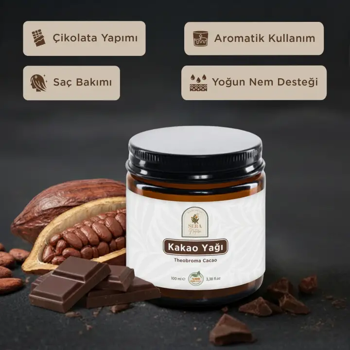 Kakao Yağı 100 ml %100 Saf