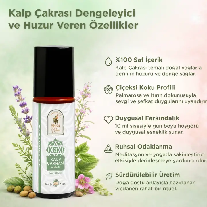 Kalp Çakrası (Anahata) Aromaterapi Yağ Karışımı 10 ml