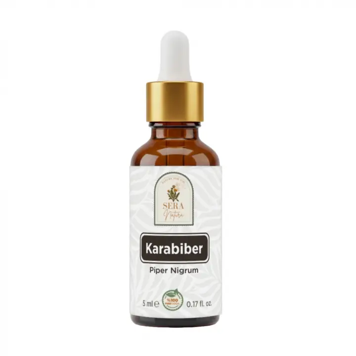Karabiber Uçucu Yağı 5 ml %100 Saf ve Doğal