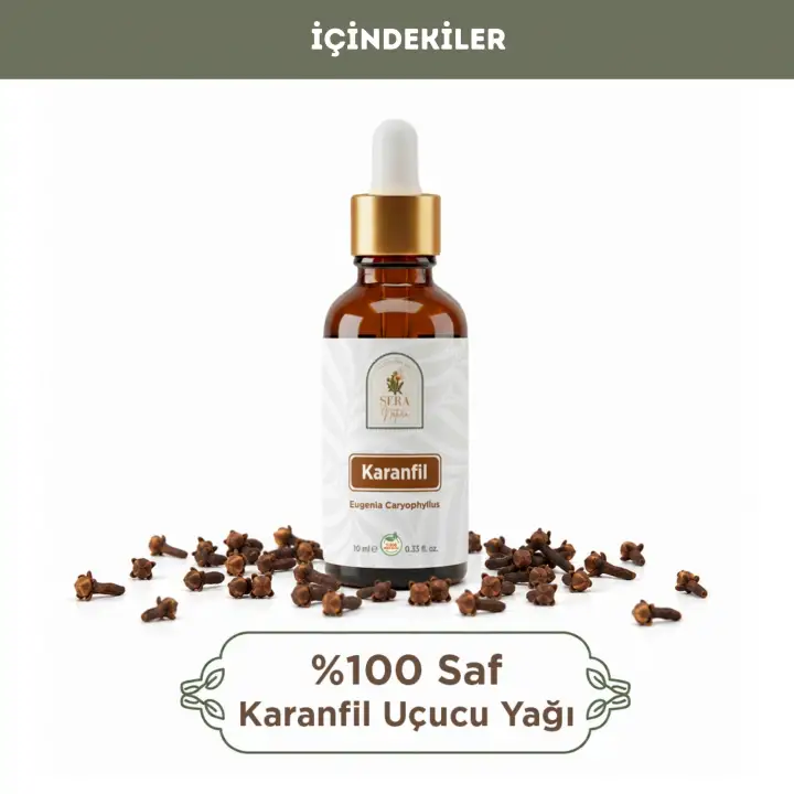 Karanfil Uçucu Yağı 10 ml. %100 Saf