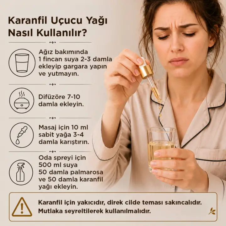 Karanfil Uçucu Yağı 10 ml. %100 Saf