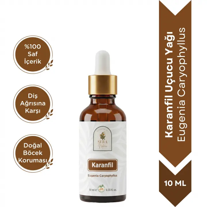 Karanfil Uçucu Yağı 10 ml. %100 Saf