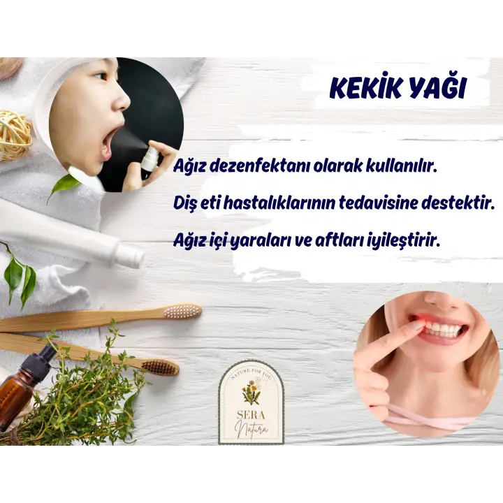 Sera Natura Kekik Uçucu Yağı 10 ml – Doğal Bağışıklık ve Arındırıcı Destek | %100 Saf