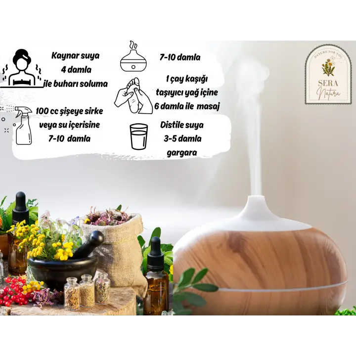 Sera Natura Kekik Uçucu Yağı 10 ml – Doğal Bağışıklık ve Arındırıcı Destek | %100 Saf