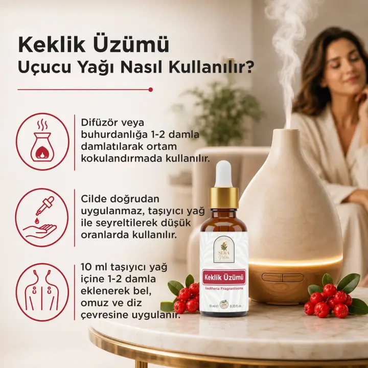 Keklik Üzümü Uçucu Yağı 10 ml %100 Saf ve Doğal