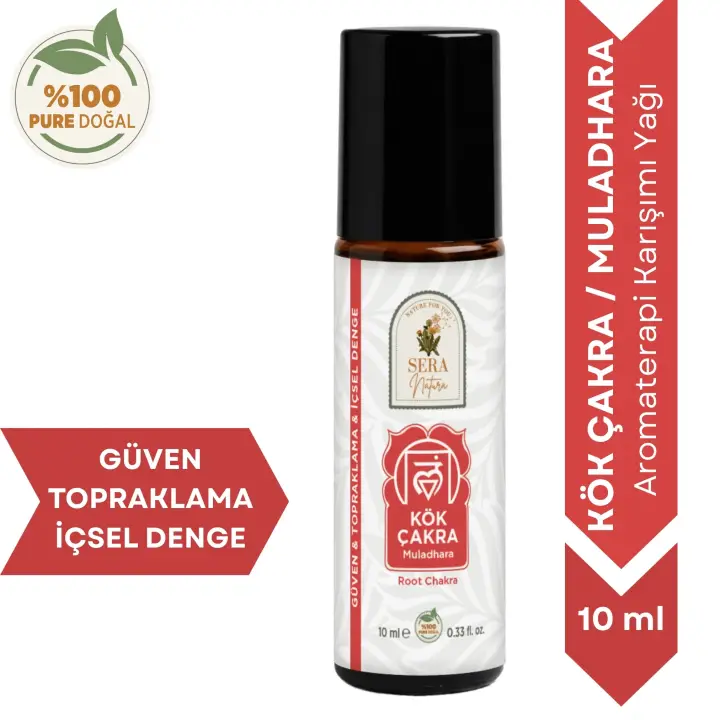Kök Çakra Yağı (Muladhara) Aromaterapi Yağ Karışımı 10 ml