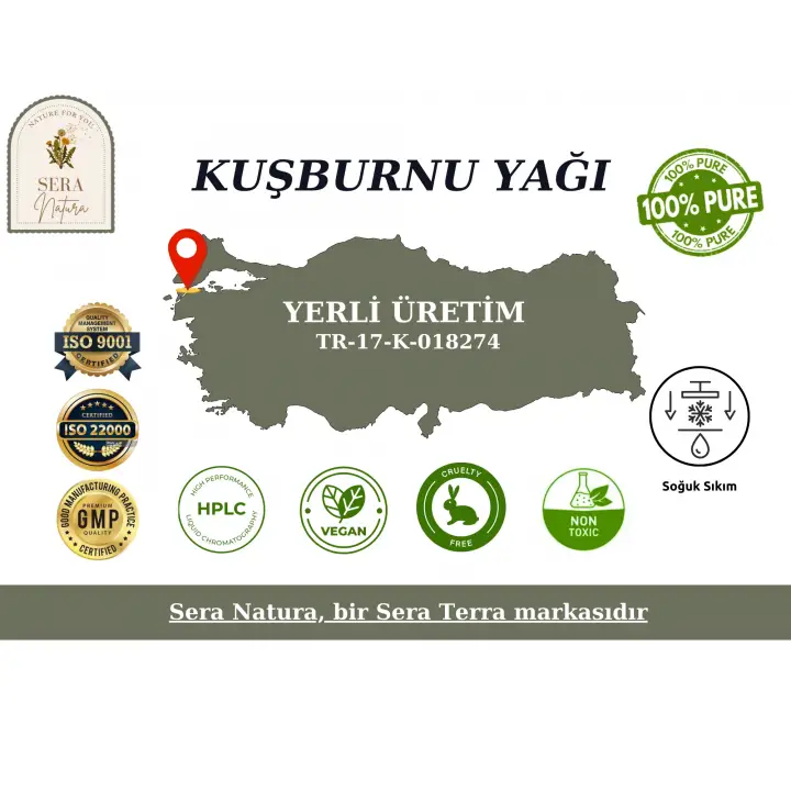 Kuşburnu Yağı 20 ml. %100 Saf