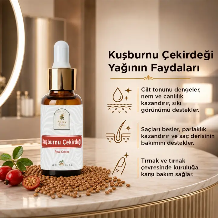 Kuşburnu Yağı 20 ml. %100 Saf