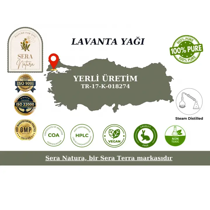 Lavanta Uçucu Yağı 20 ml. %100 Saf
