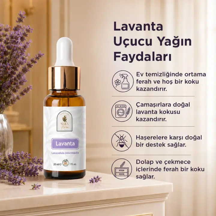 Lavanta Uçucu Yağı 20 ml %100 Saf ve Doğal
