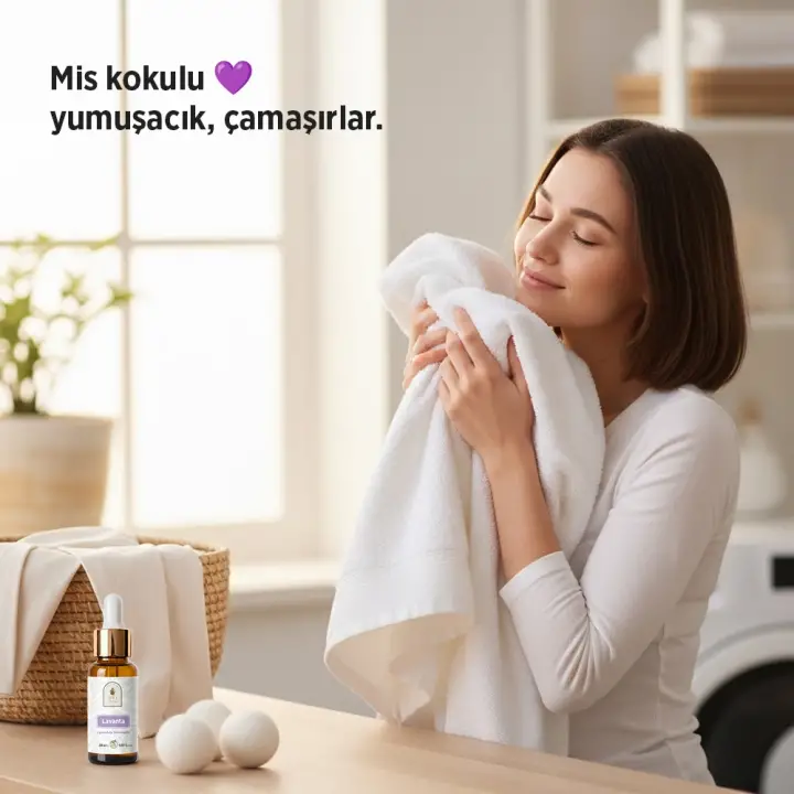 Lavanta Uçucu Yağı ve Yün Kurutma Topu Seti