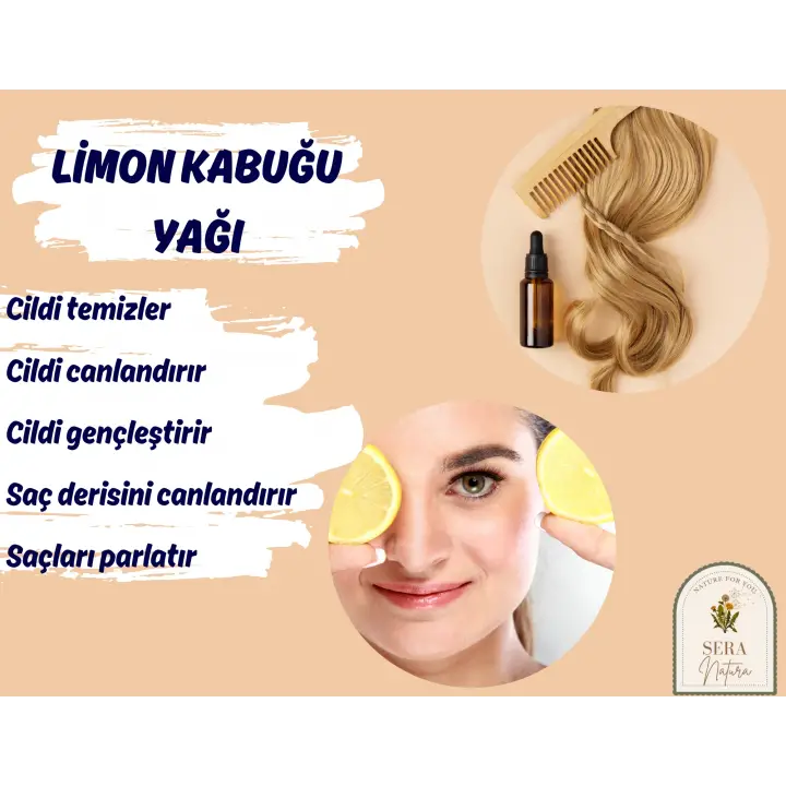 Limon Kabuğu Uçucu Yağı 10 ml. %100 Saf
