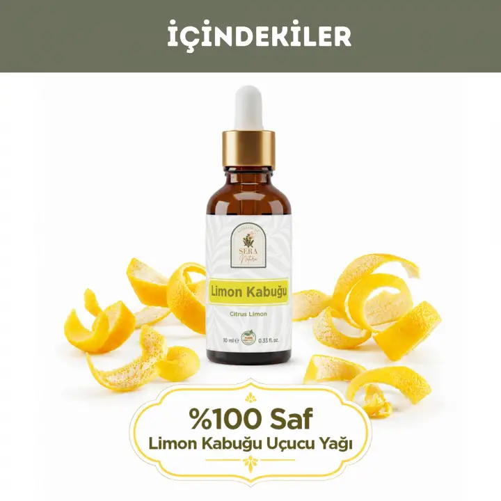 Limon Kabuğu Uçucu Yağı 10 ml. %100 Saf