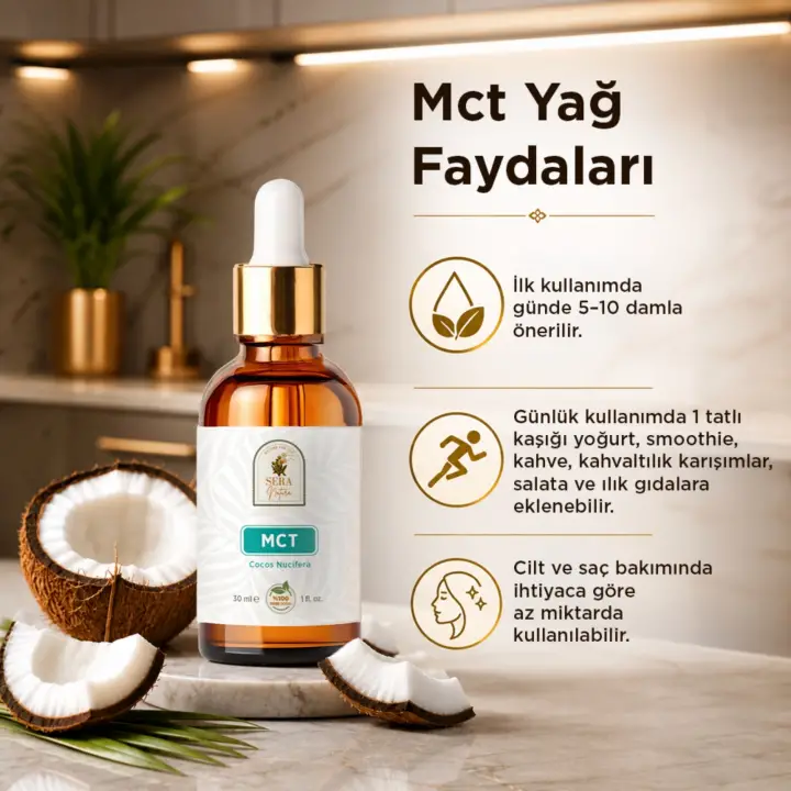 MCT Yağı 30 ml. %100 Saf