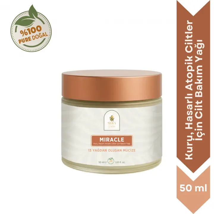 MIRACLE Cilt Bakım Yağı- Kuru, Hasarlı ve Atopik Ciltler İçin