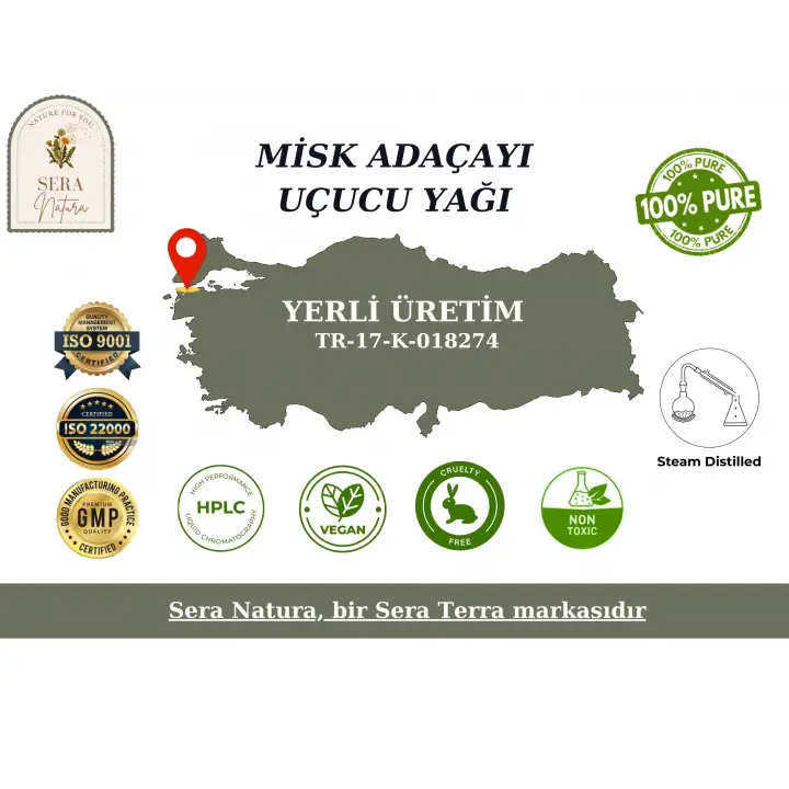 Misk Adaçayı Uçucu Yağı 5 ml. %100 Saf