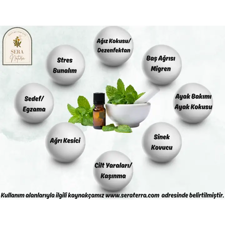 Nane Uçucu Yağı 10 ml. %100 Saf