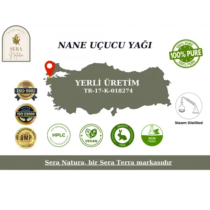 Nane Uçucu Yağı 10 ml. %100 Saf