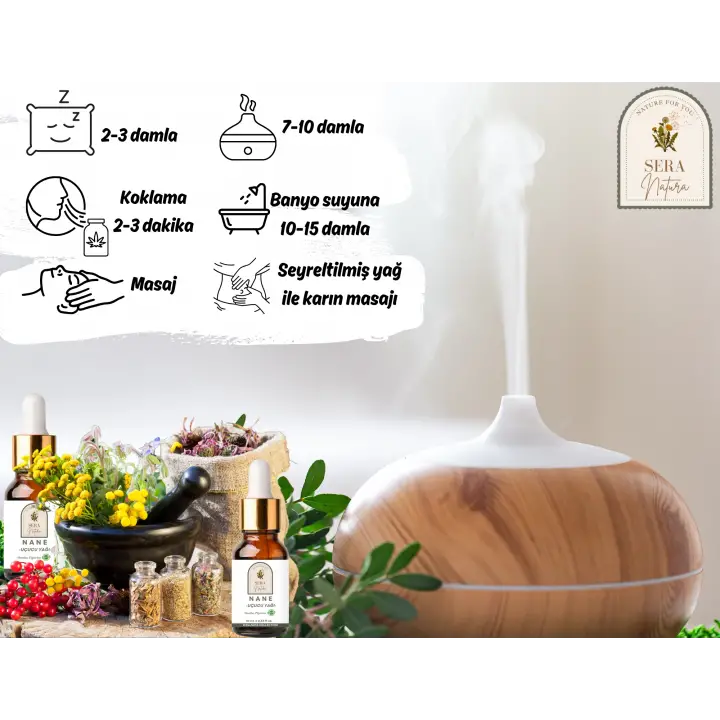 Nane Uçucu Yağı 10 ml. %100 Saf