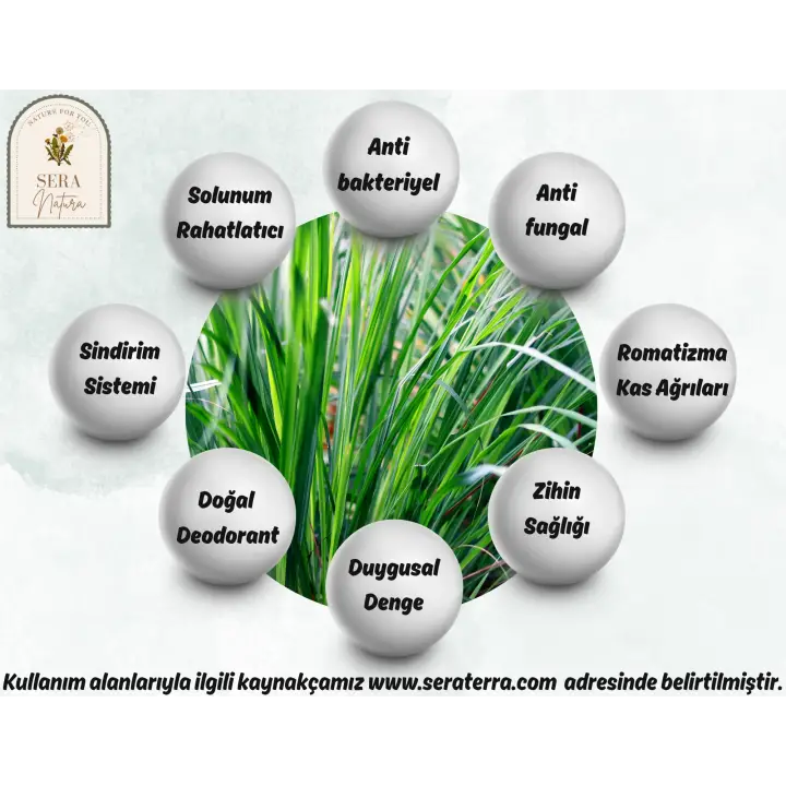 Palmarosa Uçucu Yağı 5 ml. %100 Saf