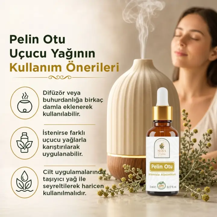 Pelin Otu Uçucu Yağı 5 ml %100 Saf ve Doğal