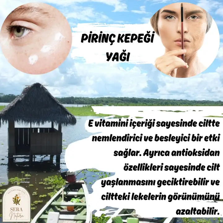 Pirinç Kepeği Yağı 30 ml. %100 Saf