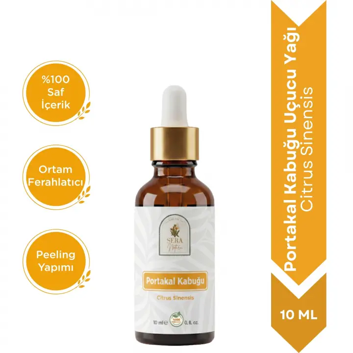 Portakal Kabuğu Uçucu Yağı 10 ml. %100 Saf