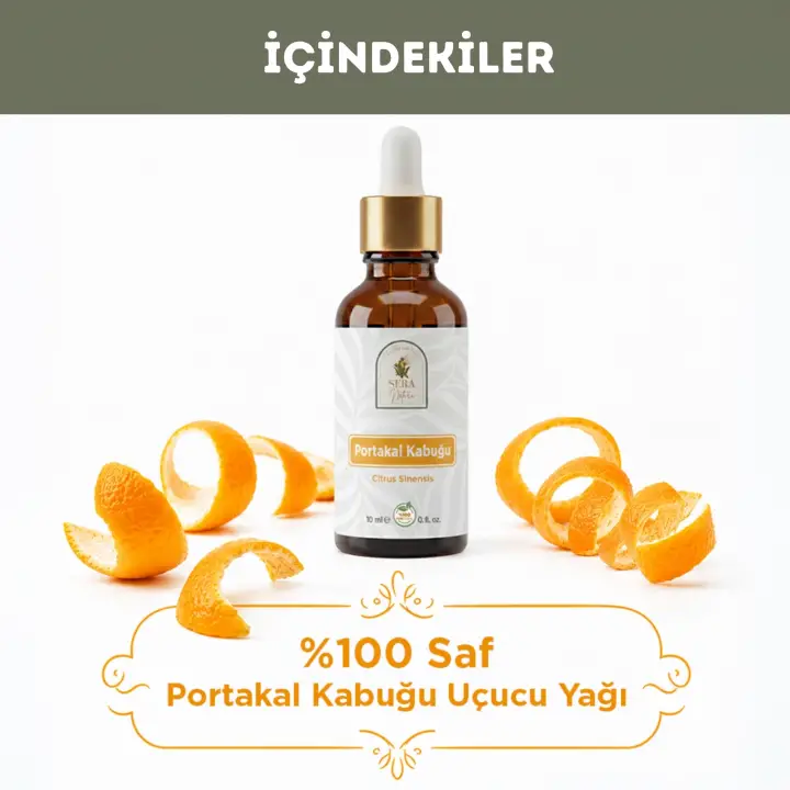 Portakal Kabuğu Uçucu Yağı 10 ml. %100 Saf