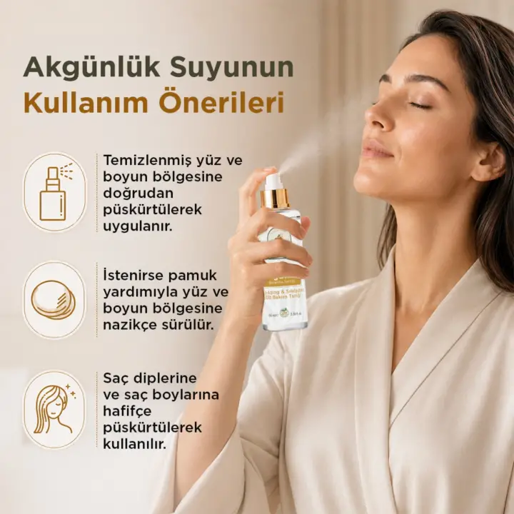 Saf Akgünlük (Frankincense) Suyu Anti-Aging & Sıkılaştırıcı Cilt Bakım Toniği 100 ml. %100 Saf