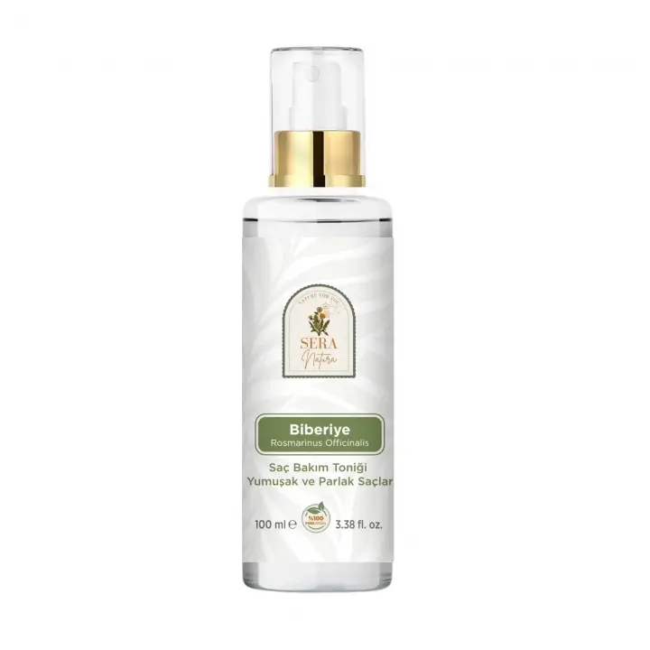 Saf Biberiye Suyu Saç Bakım Toniği 100 ml. %100 Saf