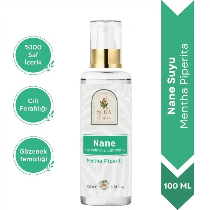 Saf Nane Suyu Tazelendirici & Canlandırıcı Cilt Toniği 100 ml. %100 Saf