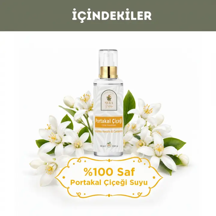 Saf Portakal Çiçeği Suyu Anti-Aging Cilt Toniği 100 ml. %100 Saf