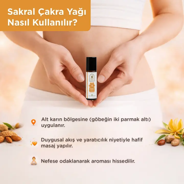 Sakral Çakra (Svadhisthana) Aromaterapi Yağ Karışımı 10 ml