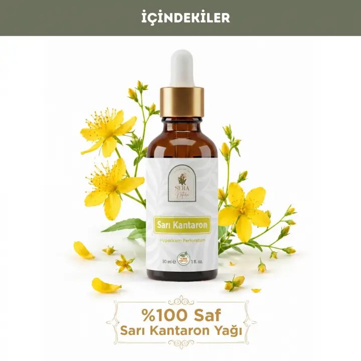 Sarı Kantaron Yağı 30 ml. %100 Saf