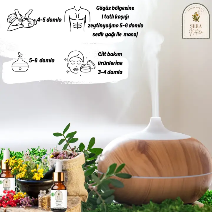 Sedir Uçucu Yağı 10 ml. %100 Saf