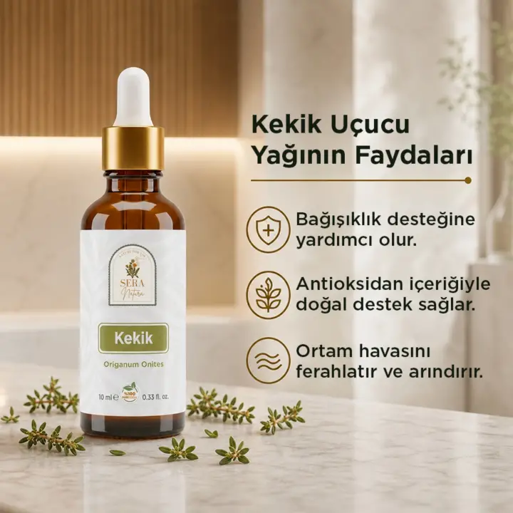 Sera Natura Kekik Uçucu Yağı 10 ml – Doğal Bağışıklık ve Arındırıcı Destek | %100 Saf