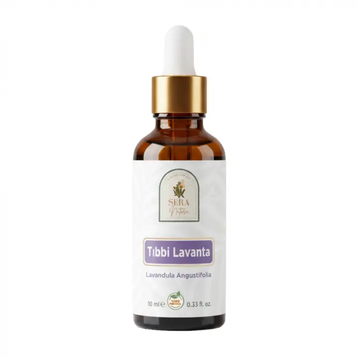 Sera Natura Tıbbi Lavanta Uçucu Yağı 10 ml – Stres ve Uykusuzluğa Doğal Çözüm | %100 Saf