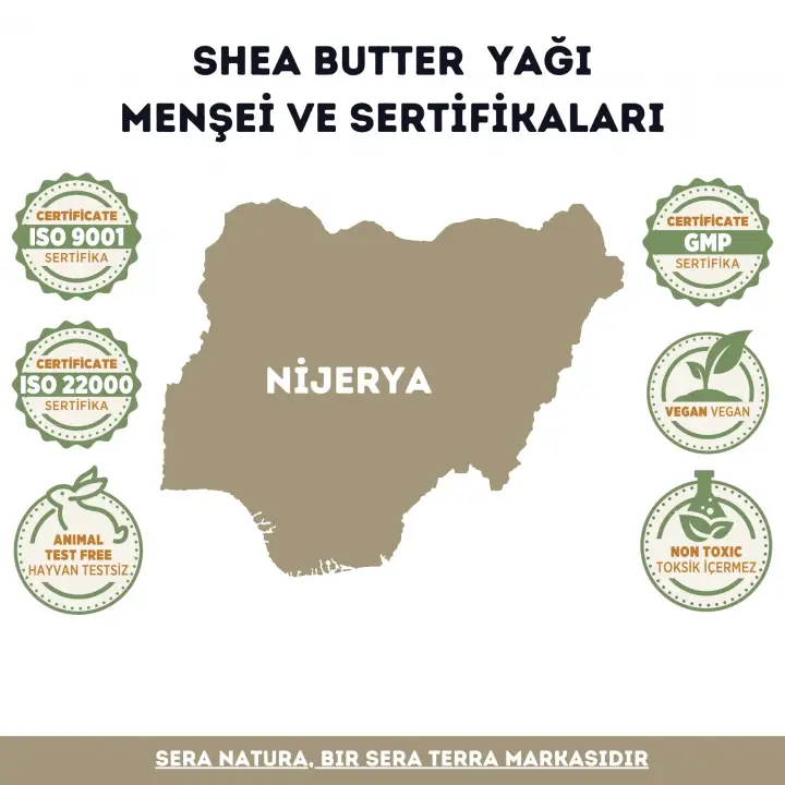 Shea Butter Yağı 100 ml %100 Saf