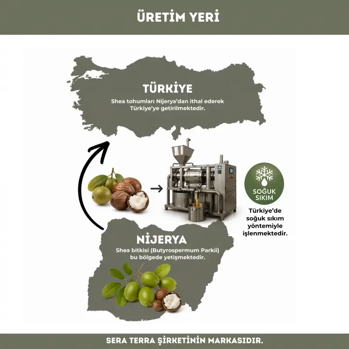 Shea Butter Yağı 100 ml %100 Saf - Çatlak Önleyici ve Cilt Esnekliği Artırıcı