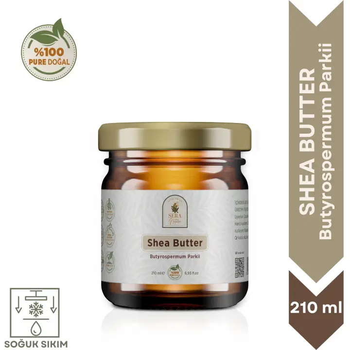 Shea Butter Yağı 210 ml. %100 Saf